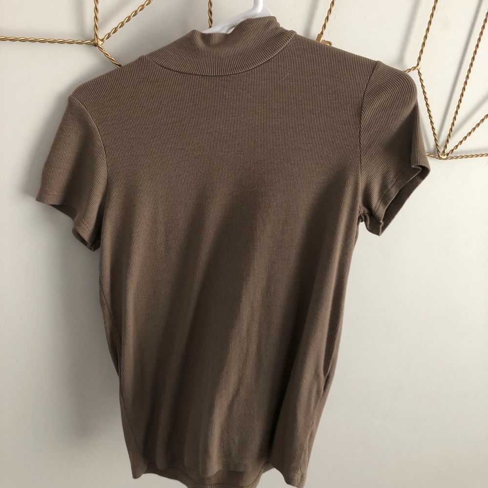 zara mock neck shirt